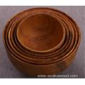 Olive Wood Nesting Bowls Set Of 6